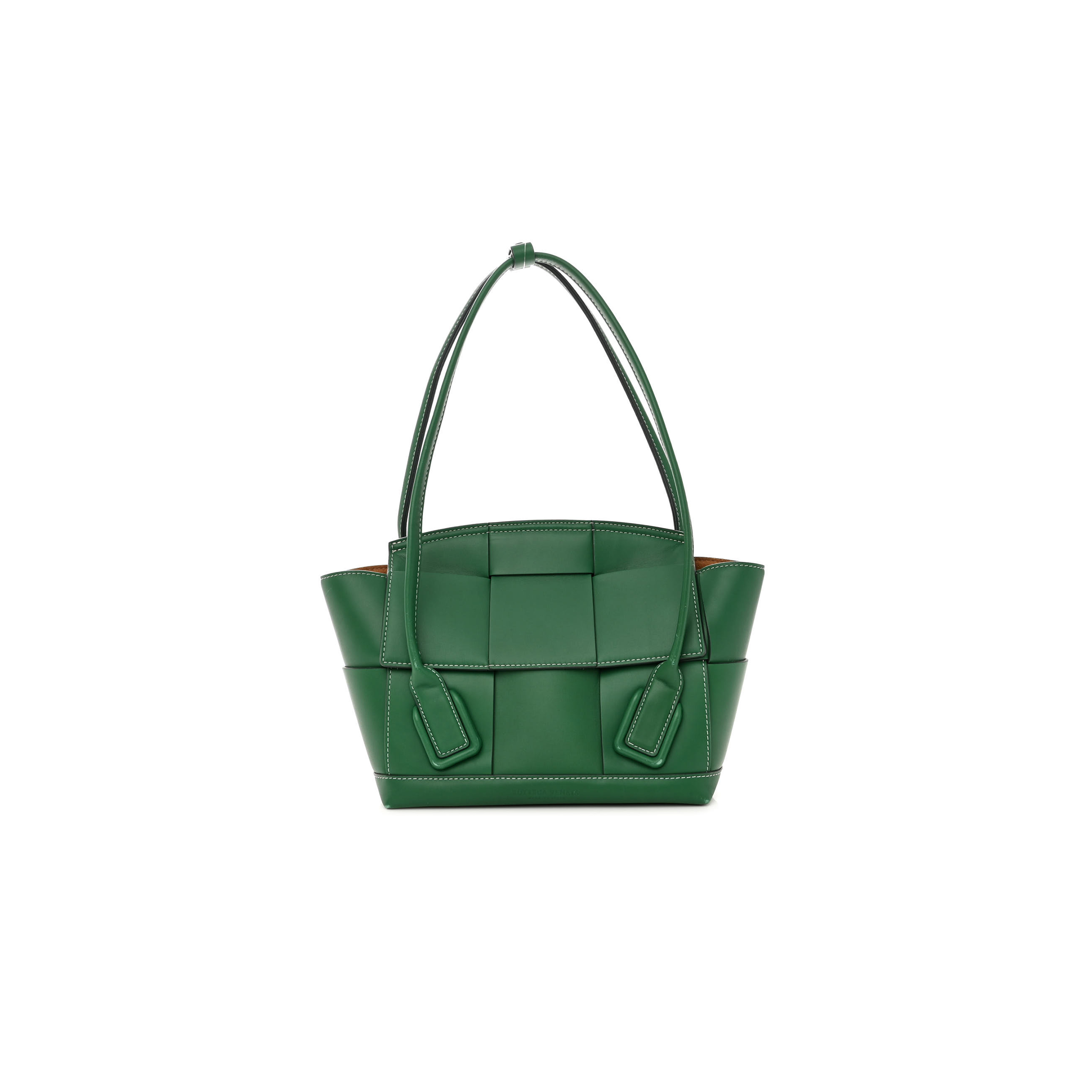 BOTTEGA VENETA FRENCH CALFSKIN MAXI INTRECCIATO ARCO 33 RACING GREEN (22*22*9cm) BOTTEGA VENETA FRENCH CALFSKIN MAXI INTRECCIATO ARCO 33 RACING GREEN (22*22*9cm)
