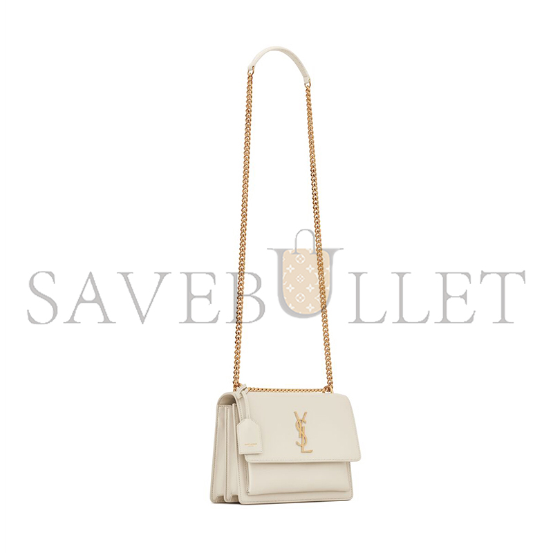 YSL SUNSET MEDIUM IN SMOOTH LEATHER 442906D420W9207 (22*16*6.5cm)