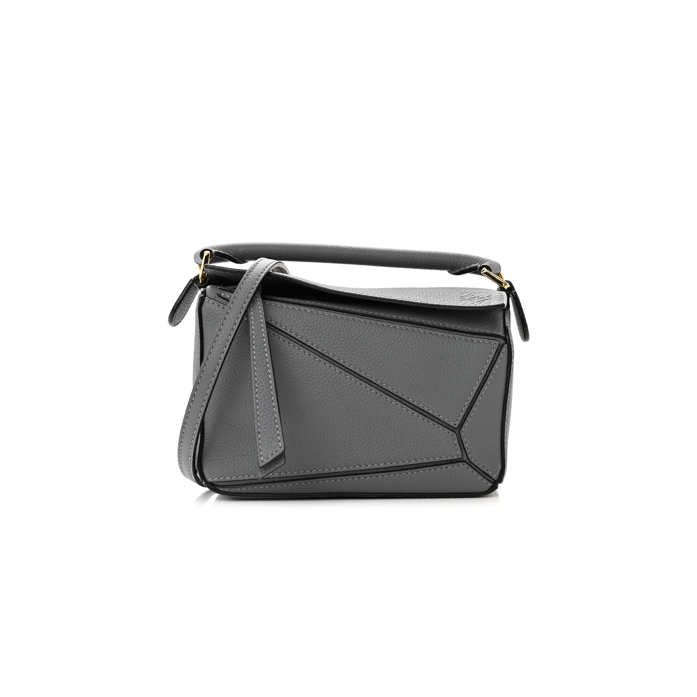 LOEWE CALFSKIN MINI BAG ASPHALT GREY (18*12.5*8cm) LOEWE CALFSKIN MINI BAG ASPHALT GREY (18*12.5*8cm)